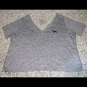 PINK shirt, grey, medium